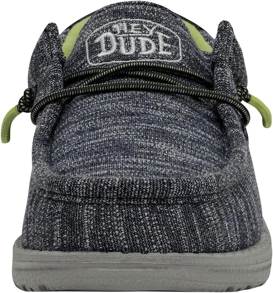 Hey Dude Men's Wally Sox | Men’s Shoes | Men's Lace Up Loafers | Comfortable & Light-Weight