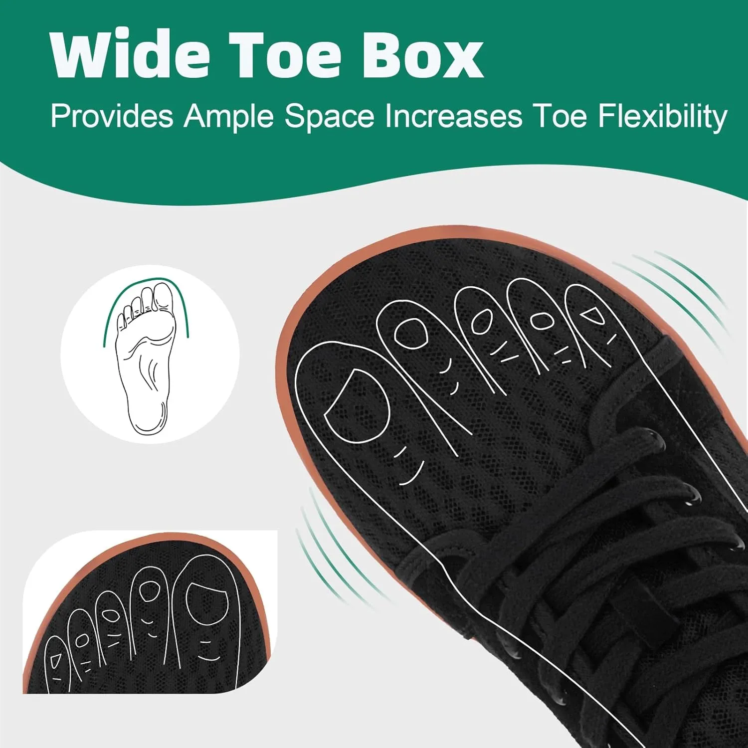 Hike Barefoot Shoes Men Women Wide Toe Minimalist Cross Trainer Walking Shoes Zero Drop Sole Trail Running Sneakers