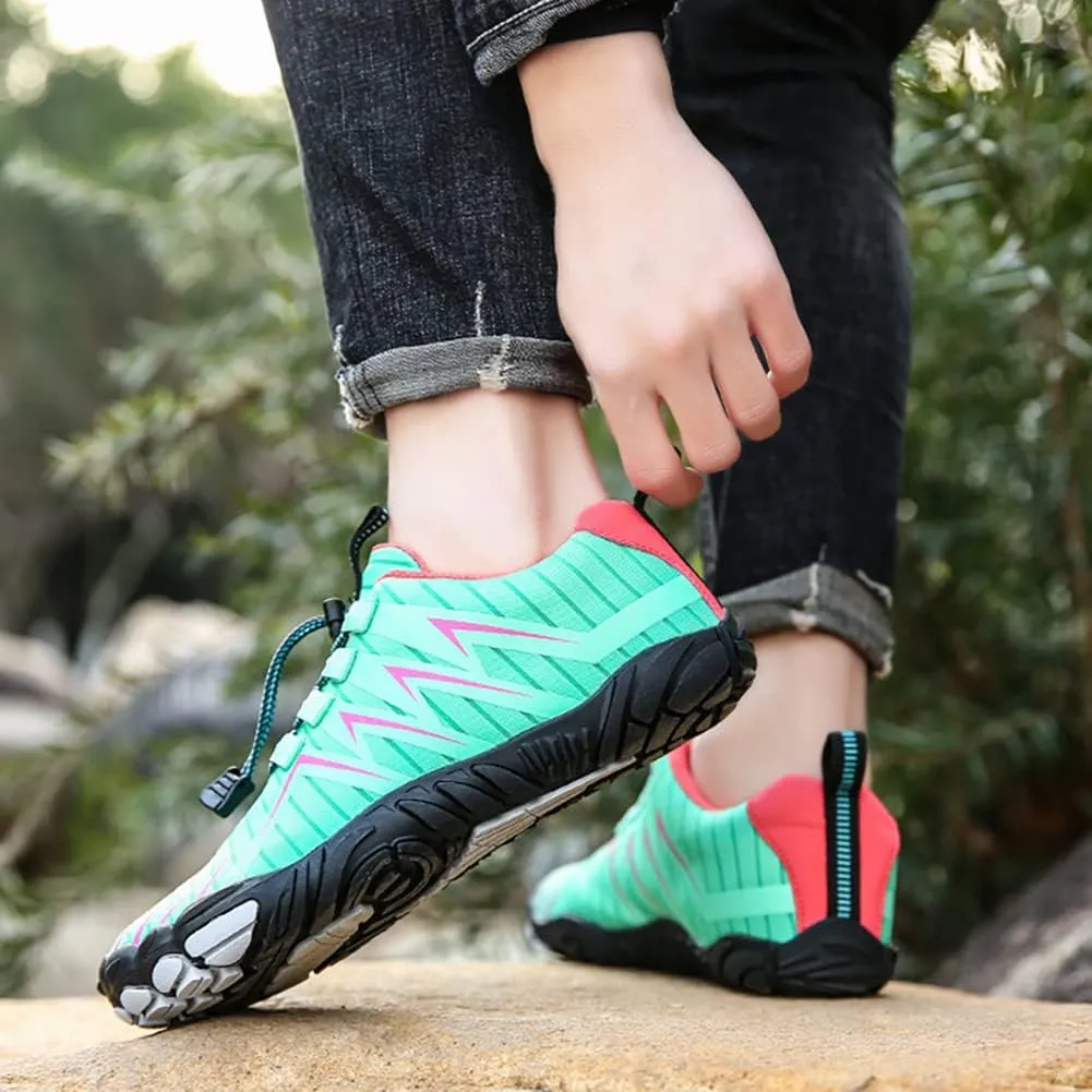 Hike Barefoot Shoes Women Minimalist Trail Running Shoe Non-Slip Breathable Wide Toe Shoes Zero Drop Lightweight Hiking Shoes