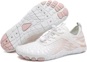 Hike Barefoot Shoes Womens Mens, Pro Water Shoe Women Men Footwear Barefoot Hike Shoes for Travel, Wide Toe Box Non-Slip Breathable Zero Drop Shoe