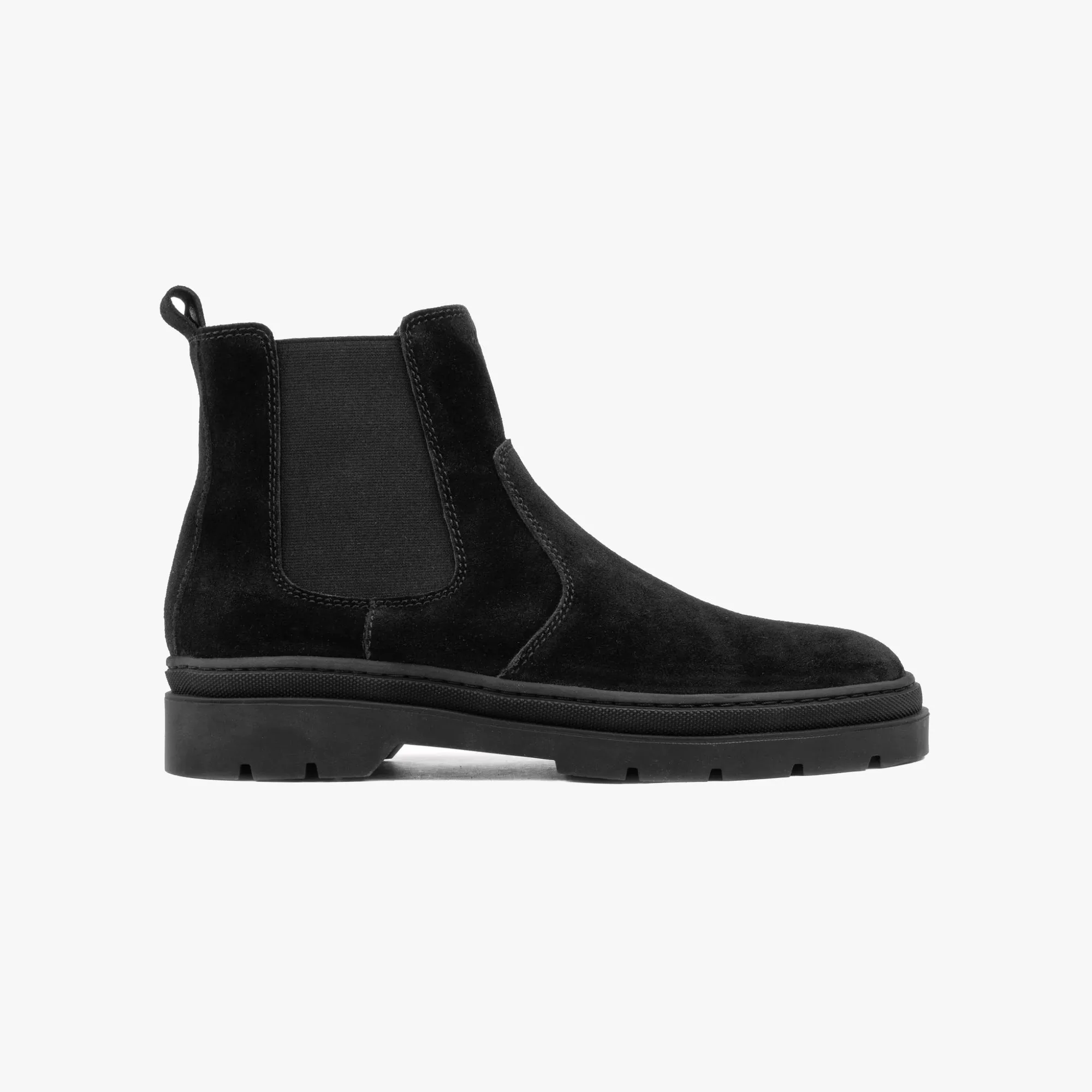 Hinson Elon Chelsea Black Suede