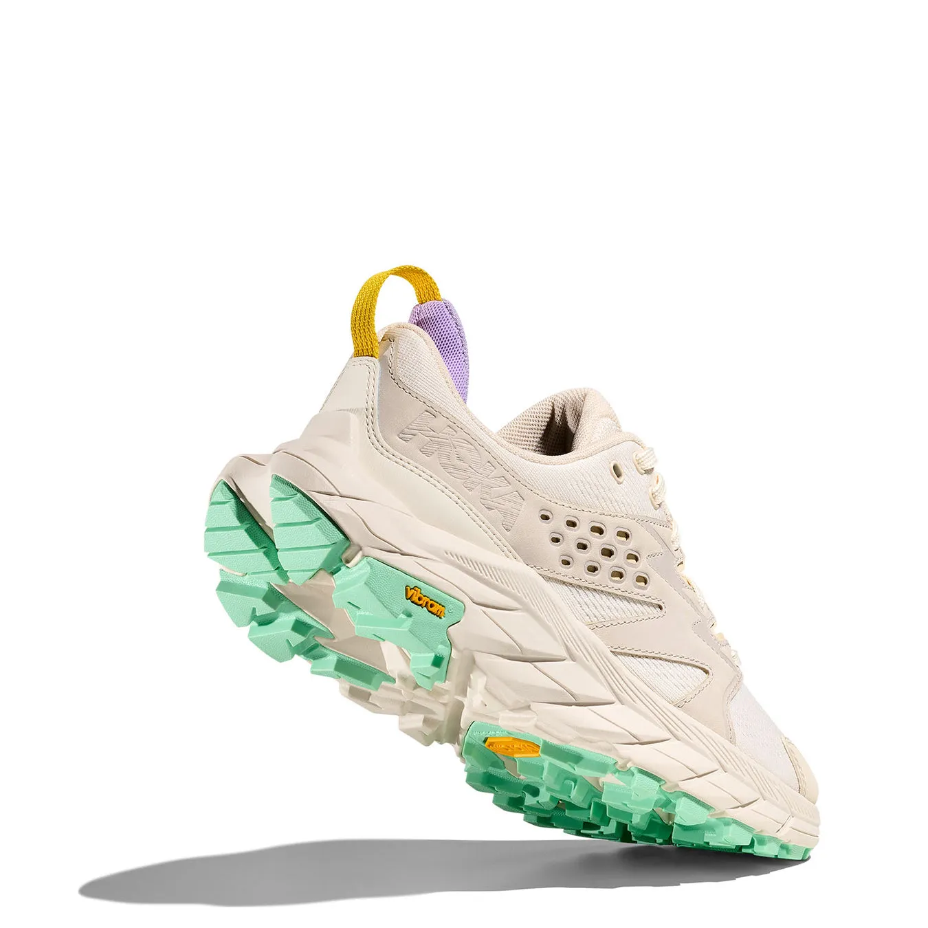 Hoka Womens Anacapa Breeze Low Trainer Alabaster / Mint Fluorite