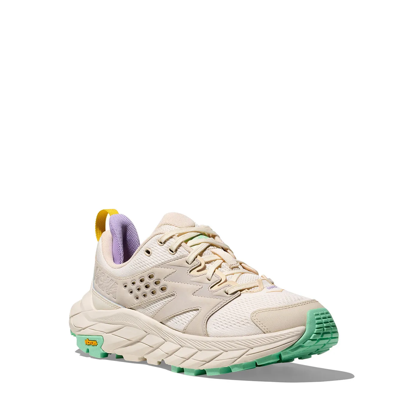 Hoka Womens Anacapa Breeze Low Trainer Alabaster / Mint Fluorite
