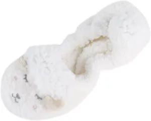 Home Slipper Women's Fuzzy Animal Fashion Ballerina Flat Indoor House Non-Slip Slippers