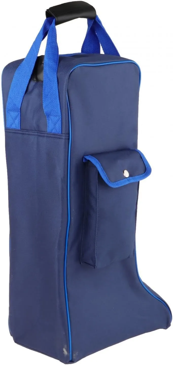 Horse Riding Tall Boot Bag Tall Boots Carry Pouch, Equestrian Equipment Organizer,Portable Tall Boots Storage Bags Knight Boot Bag for Home (blue)