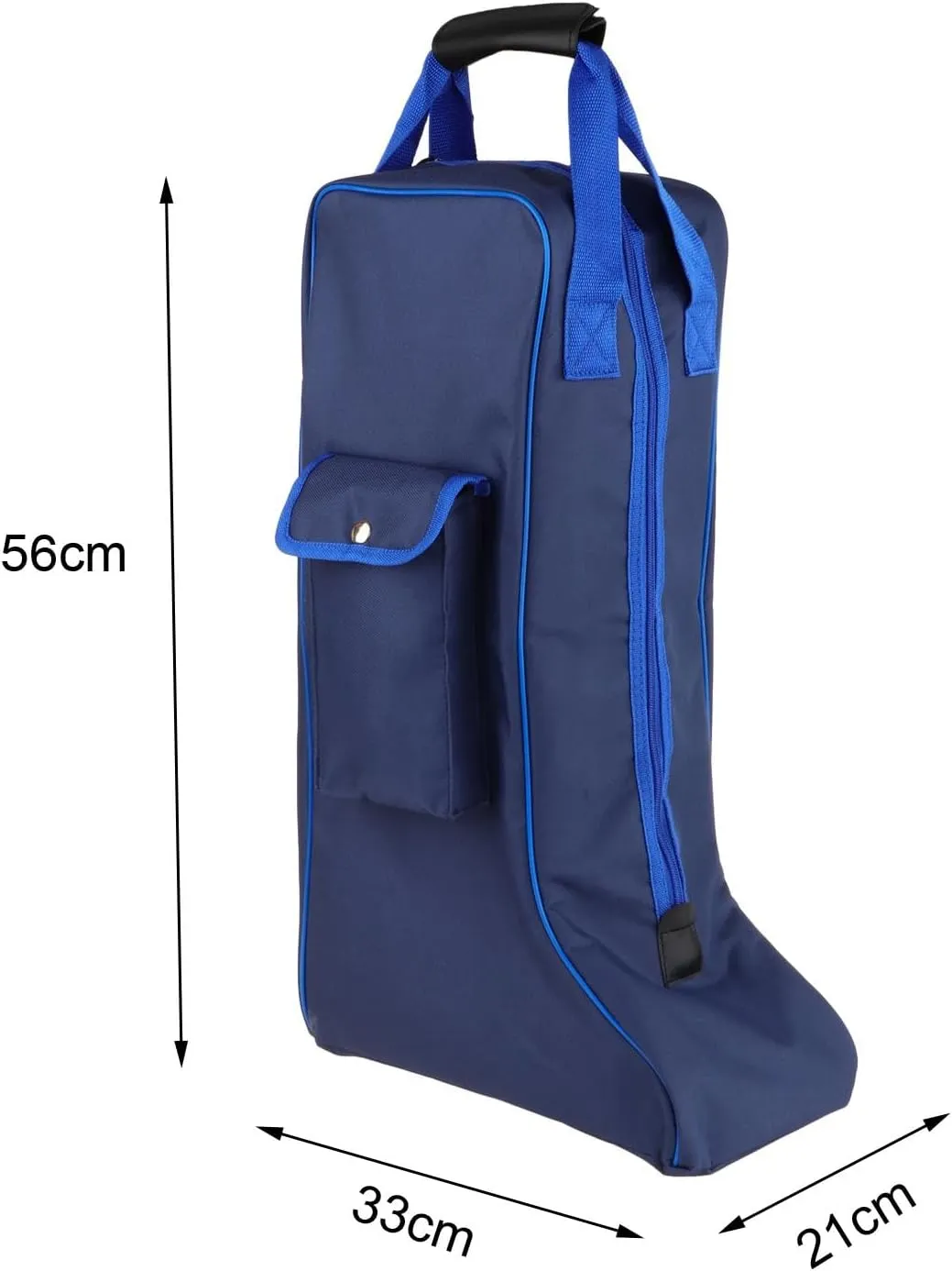 Horse Riding Tall Boot Bag Tall Boots Carry Pouch, Equestrian Equipment Organizer,Portable Tall Boots Storage Bags Knight Boot Bag for Home (blue)