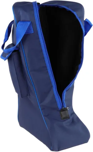 Horse Riding Tall Boot Bag Tall Boots Carry Pouch, Equestrian Equipment Organizer,Portable Tall Boots Storage Bags Knight Boot Bag for Home (blue)
