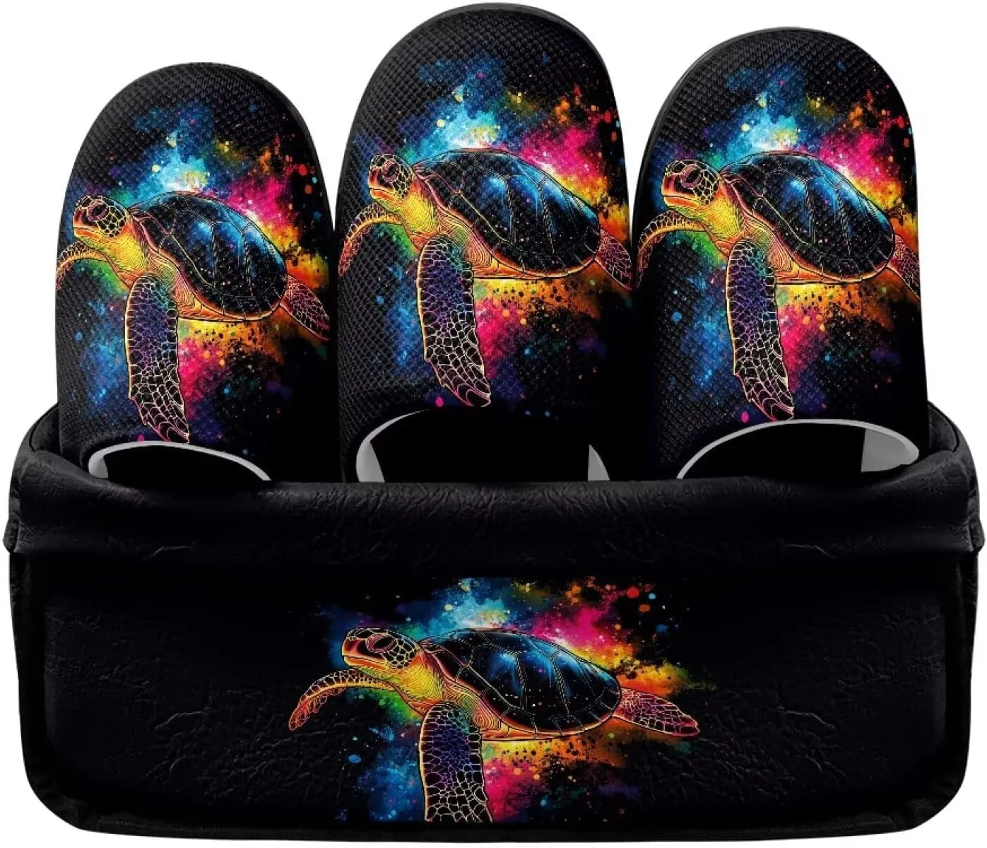 Howilath 3 Pairs Non Disposable Slippers Hotel Guests Slipper Pack Non Slip Spa Slippers Women Men Comfort Wear