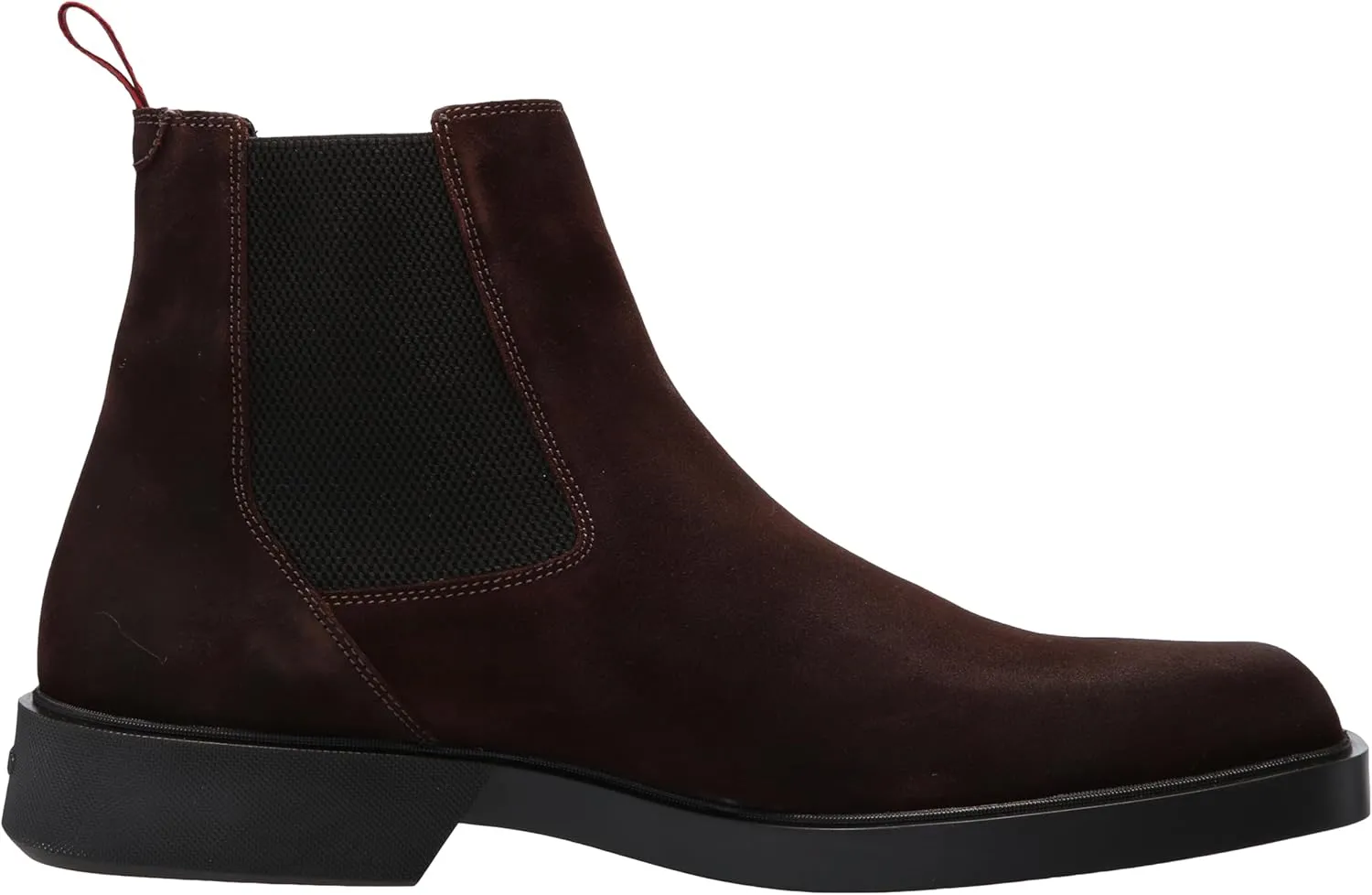 HUGO Men's Brushed Suede Slip on Chelsea Boot