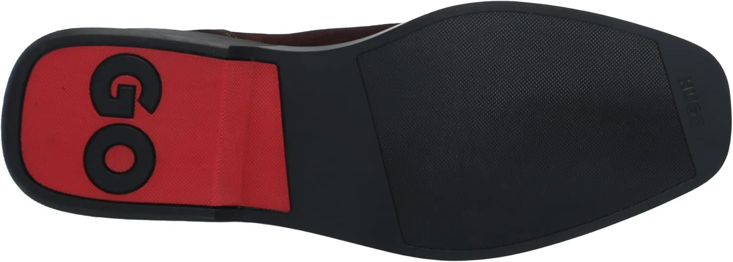 HUGO Men's Brushed Suede Slip on Chelsea Boot