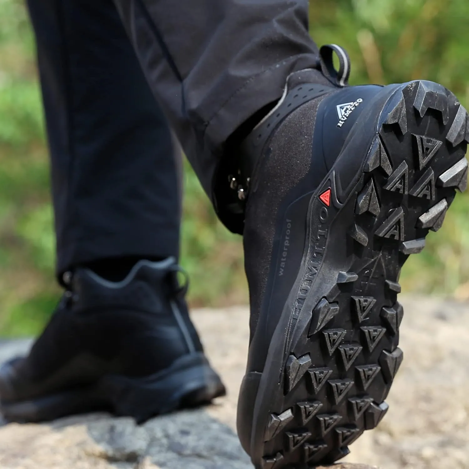 HUMTTO Men's All-Terrain Waterproof Hiking Boots Lightweight Breathable Outdoor Ankle Boots Trekking Hiking Shoes