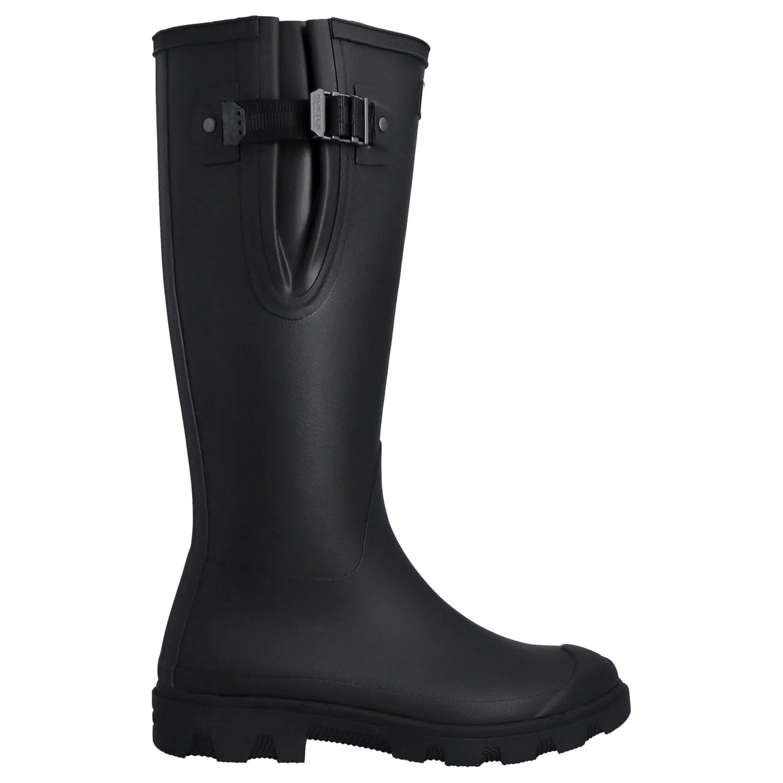Hunter Downpour Rubber Black Wellington Boots