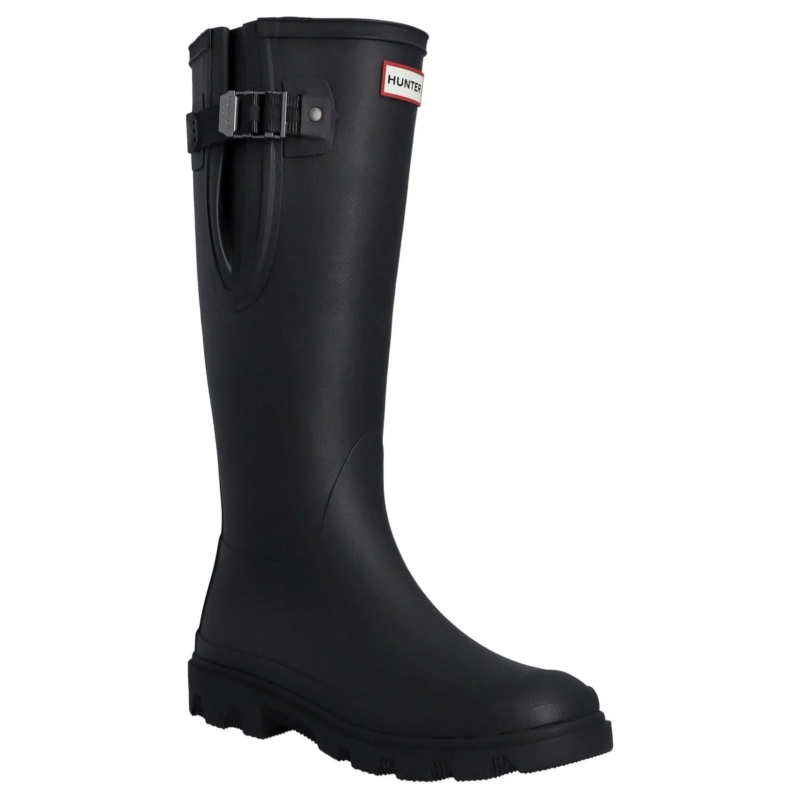 Hunter Downpour Rubber Black Wellington Boots