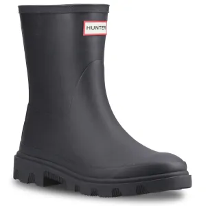 Hunter Downpour Short Boot Rubber Men's Hunter Navy Wellington Boots