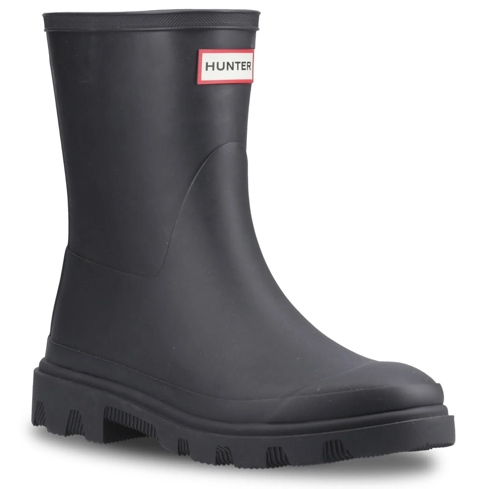 Hunter Downpour Short Boot Rubber Men's Hunter Navy Wellington Boots