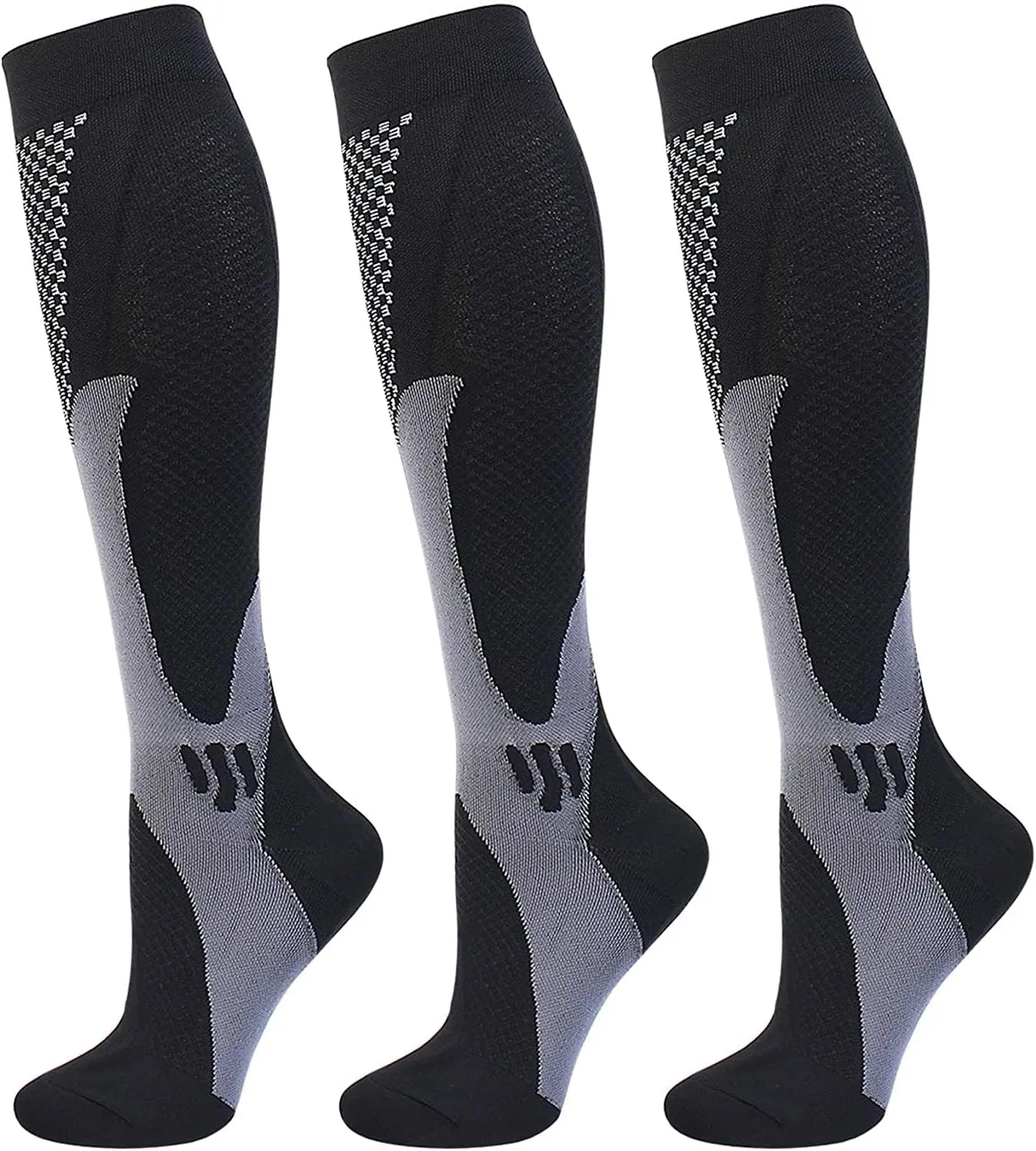 HYRIXDIRECT Compression Socks for Men Women 20-30 mmHg Compression Socks