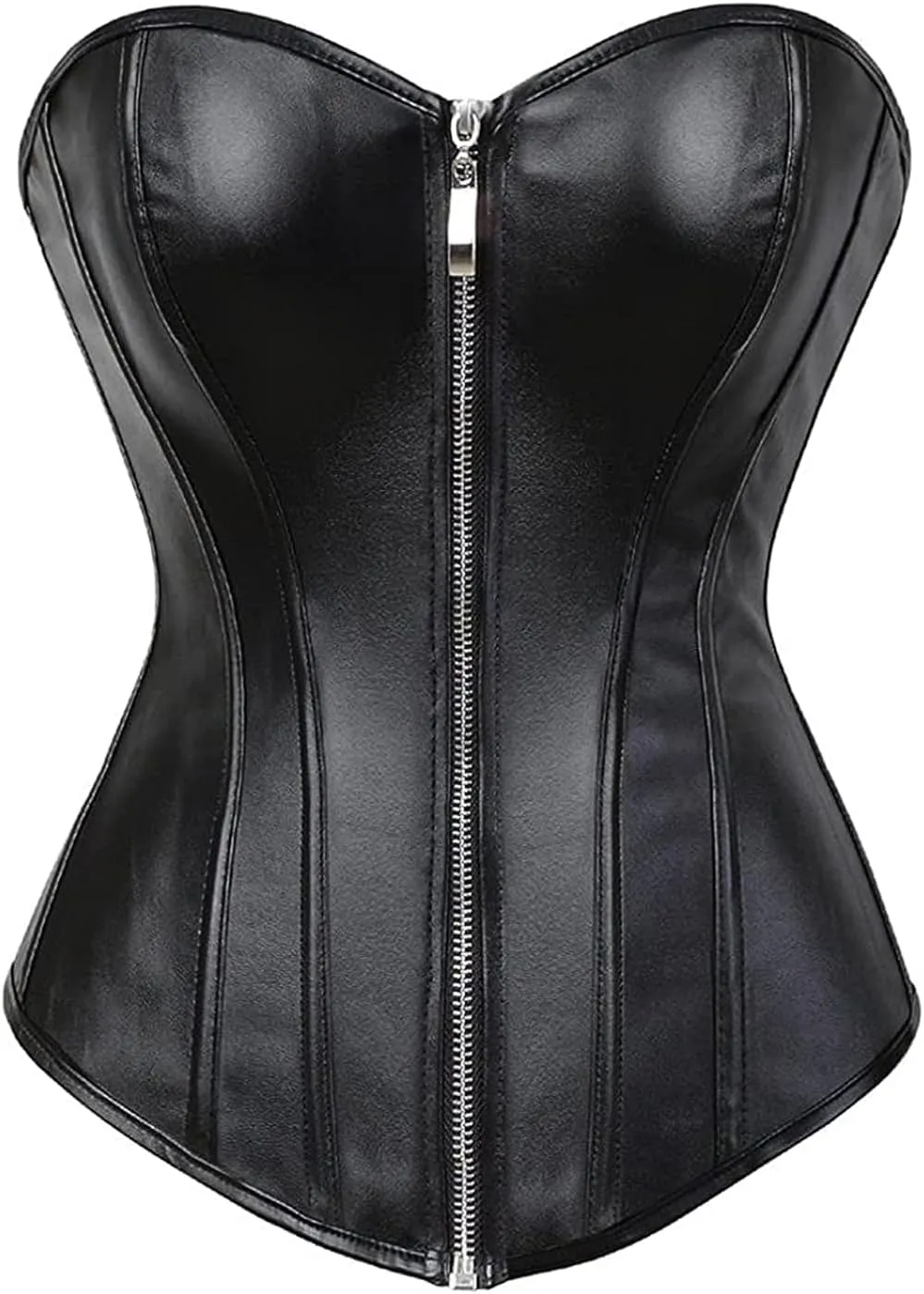 ICEGIA Women's Heavy Duty Corset Double Steel Boned Waist Trainer Corsets Underbust Body Shaper