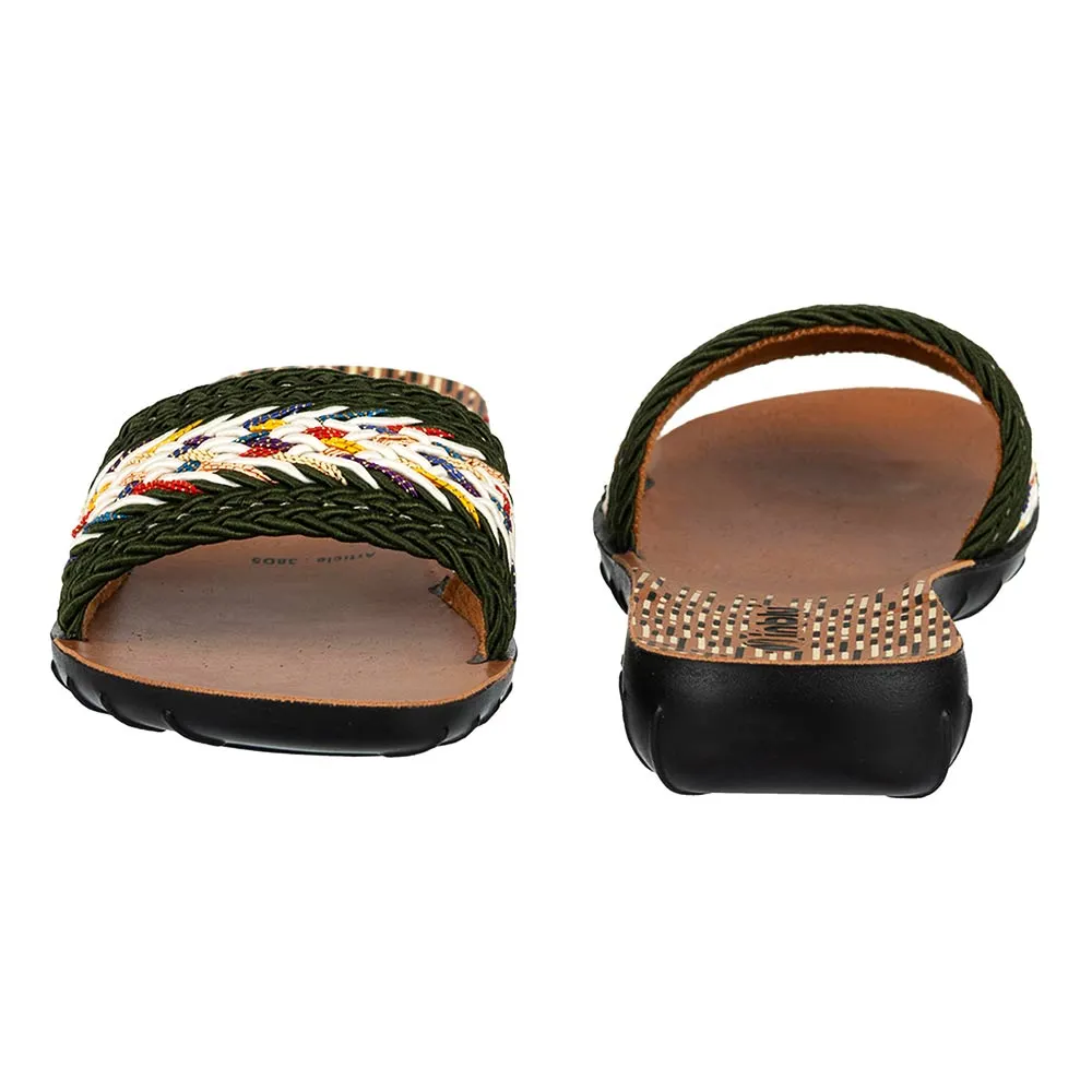 Inblu Women Slipper #38D5 - OLIVE