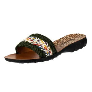 Inblu Women Slipper #38D5 - OLIVE