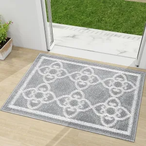 Indoor/Outdoor Non-Slip Door Mat, 32"X48", Absorbent, Washable, Low Profile - Perfect for Home Entryway