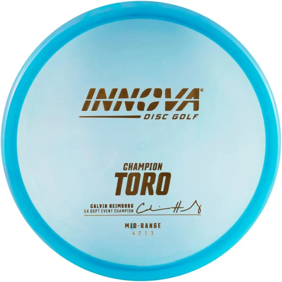 INNOVA Calvin Heimburg Champion Toro Mid-Range Golf Disc [Colors Will Vary] - 173-175g