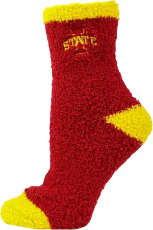 Iowa State Cyclones Officially Licensed NCAA Fuzzy Slipper Socks
