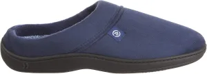 isotoner Men's Open Back Slipper with Memory Foam and Indoor/Outdoor Sole