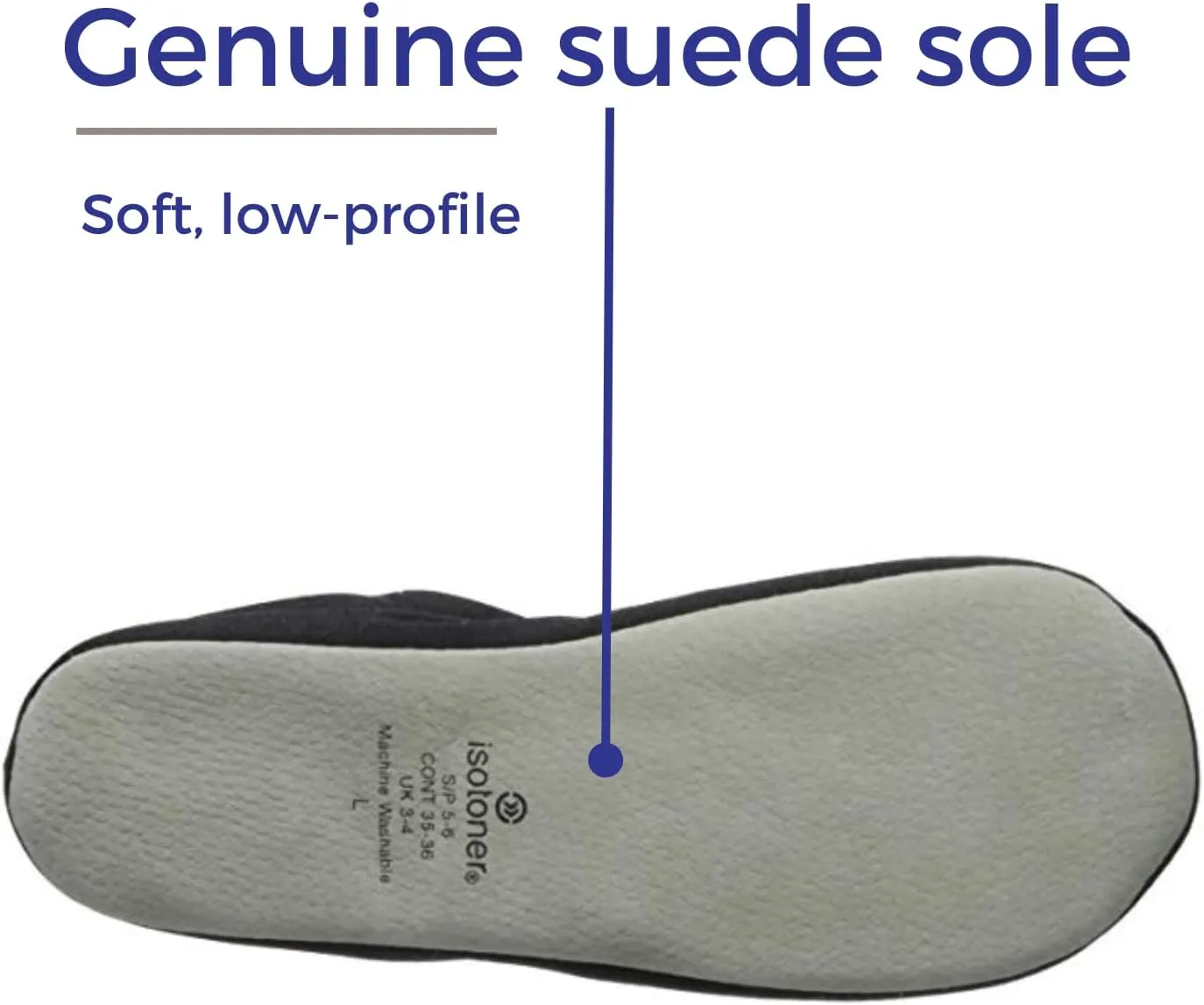 isotoner Women's Satin Ballerina Slippers with Soft Tie Bow and Suede Sole