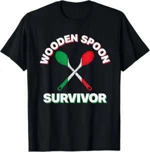 Italian Family - Funny Wooden Spoon Survivor T-Shirt