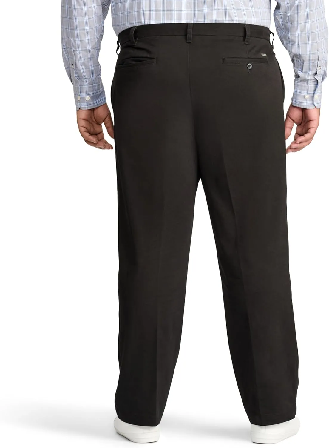 IZOD Men's Big and Tall Performance Stretch Flat Front Pant