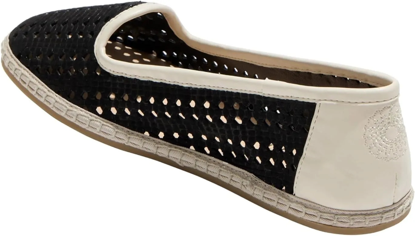 Jack Rogers Women's Conwell Slip on-Nubuck Loafer Flat
