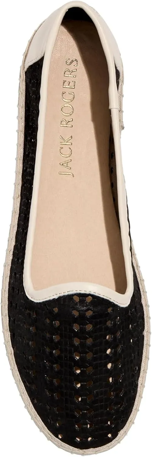Jack Rogers Women's Conwell Slip on-Nubuck Loafer Flat