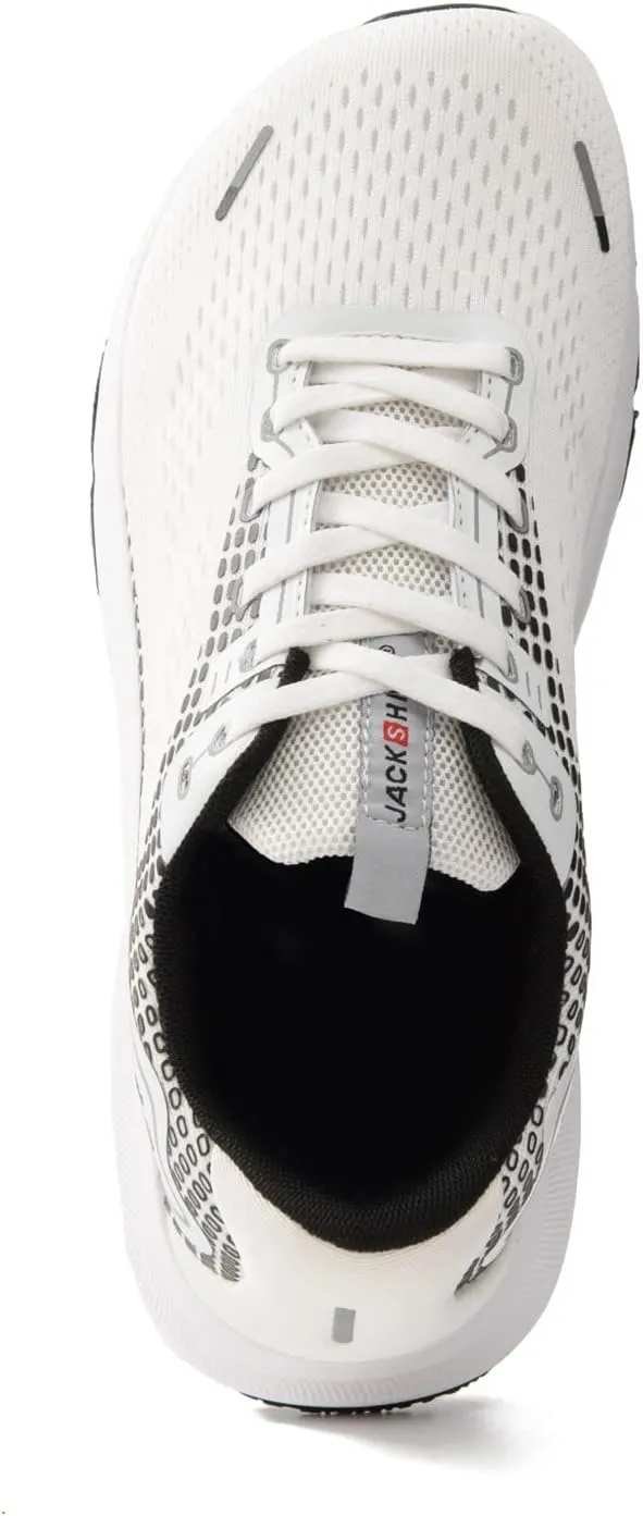 JACKSHIBO Wide Toe Box Shoes for Men Arch Support Shoes Wide Width Sneakers for Running Walking Athletic Tennis Orthopedic Plantar Fasciitis Workout Flux Footwear with Thick Cushioned Zero Drop Sole