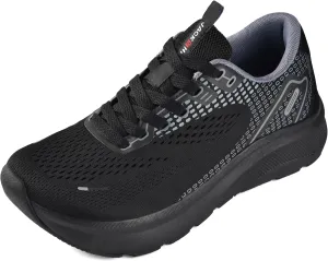 JACKSHIBO Wide Toe Box Shoes for Men Arch Support Shoes Wide Width Sneakers for Running Walking Athletic Tennis Orthopedic Plantar Fasciitis Workout Flux Footwear with Thick Cushioned Zero Drop Sole