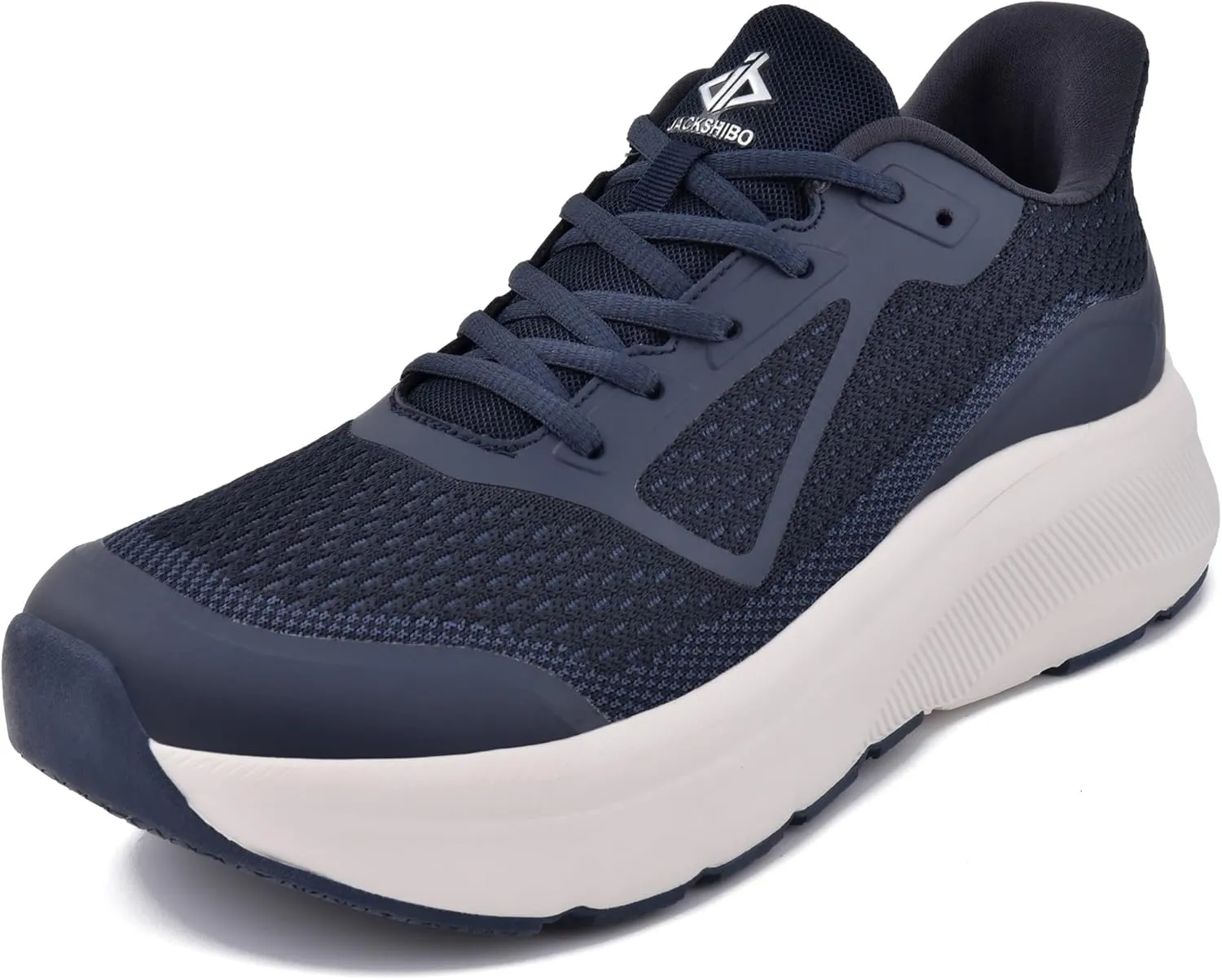 JACKSHIBO Wide Toe Box Shoes for Men Wide Running Shoes Walking Tennis Athletic Gym Workout Cross Training Wide Width Sneakers with Cushion Zero Drop Sole