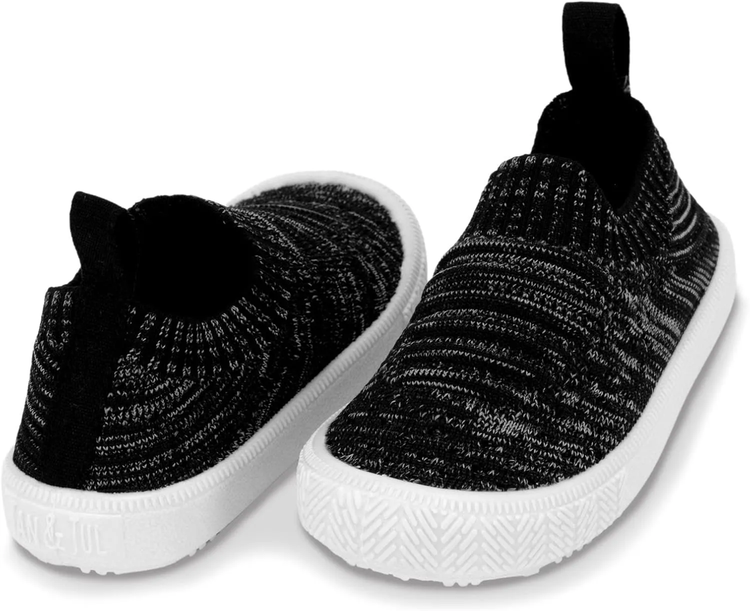 JAN & JUL Slip-on Kids Knit Shoes, Breathable Machine Washable Sneakers