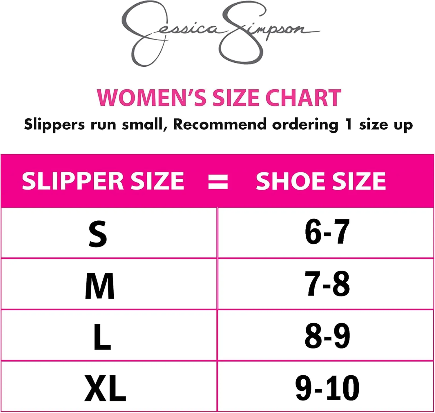 Jessica Simpson Women's Comfy Faux Fur House Slipper Slip-On Scuff Memory Foam Soft Plush Lining
