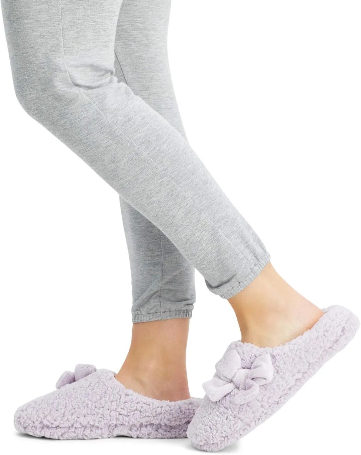 Jessica Simpson Women's Plush Marshmallow Slide on House Slipper Clog with Memory Foam