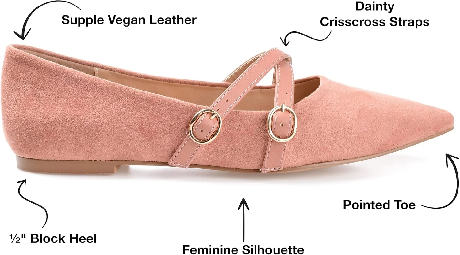 Journee Collection Women's Patricia Ballet Flat