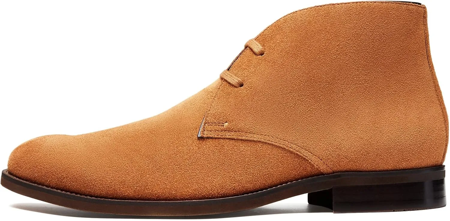 Journey West Mens LightWeight Suede Desert chelsea chukka Boots