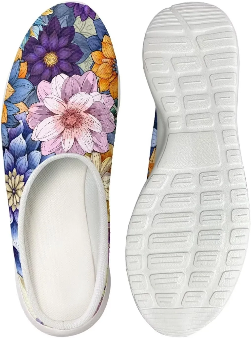 JoyLamoria Lightweight Platform Shoes Quick Dry Garden Clogs Walking Slipper Shoes with Rubber Sole
