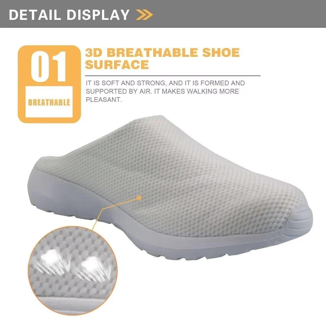 JoyLamoria Lightweight Platform Shoes Quick Dry Garden Clogs Walking Slipper Shoes with Rubber Sole