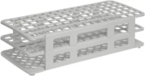 Kartell 225645-0000 White PP Wet/Dry Test Tube Rack for 13mm Test Tubes, 90 Place (Case of 5)