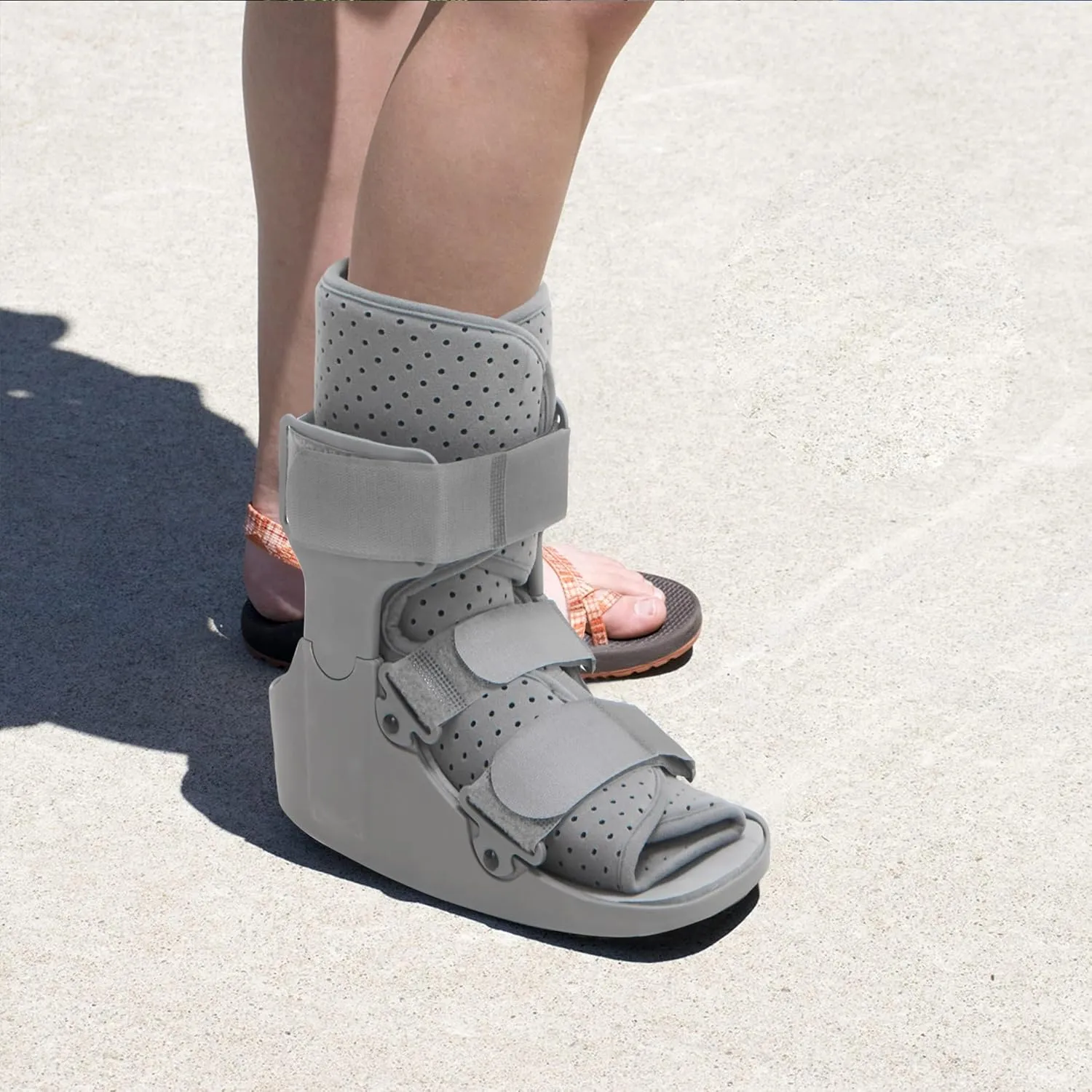 KD Orthopedic Walking Boot: Post-op Boot for Broken Foot Sprained Ankle Achilles Injury - Air Cam Walker Fracture Boot (Gray-Small)