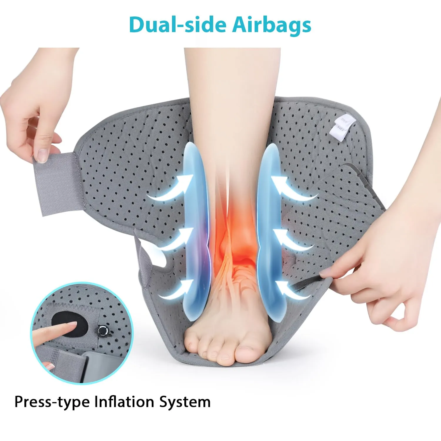 KD Orthopedic Walking Boot: Post-op Boot for Broken Foot Sprained Ankle Achilles Injury - Air Cam Walker Fracture Boot (Gray-Small)