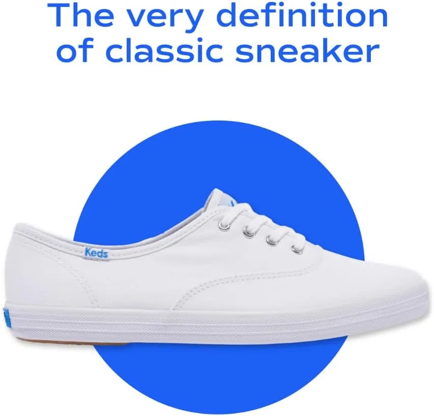 Keds Women's Champion Canvas Lace Up Sneaker