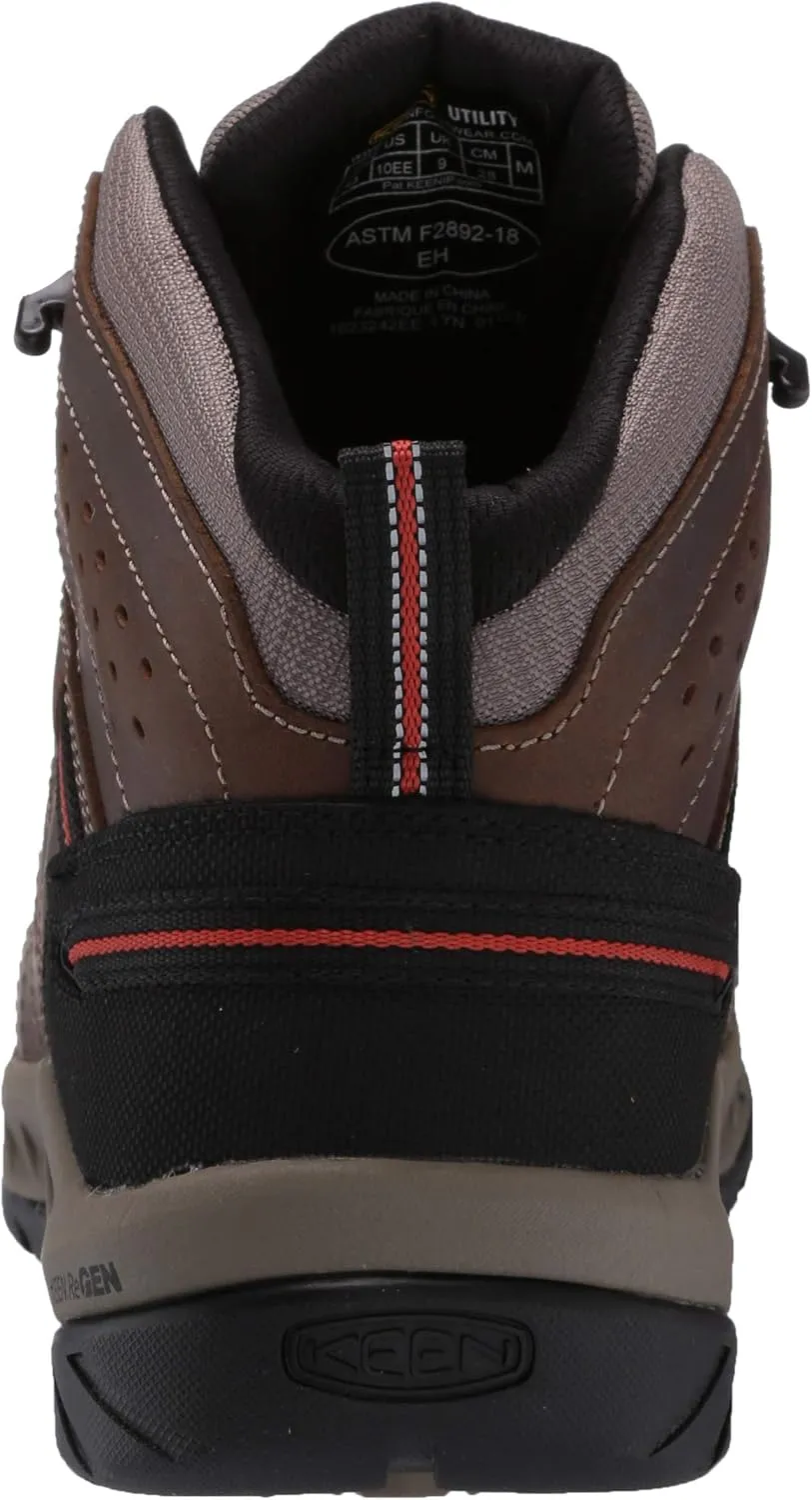 KEEN Utility Men's Flint 2 Mid Height Soft Toe Breathable Construction Work Boot