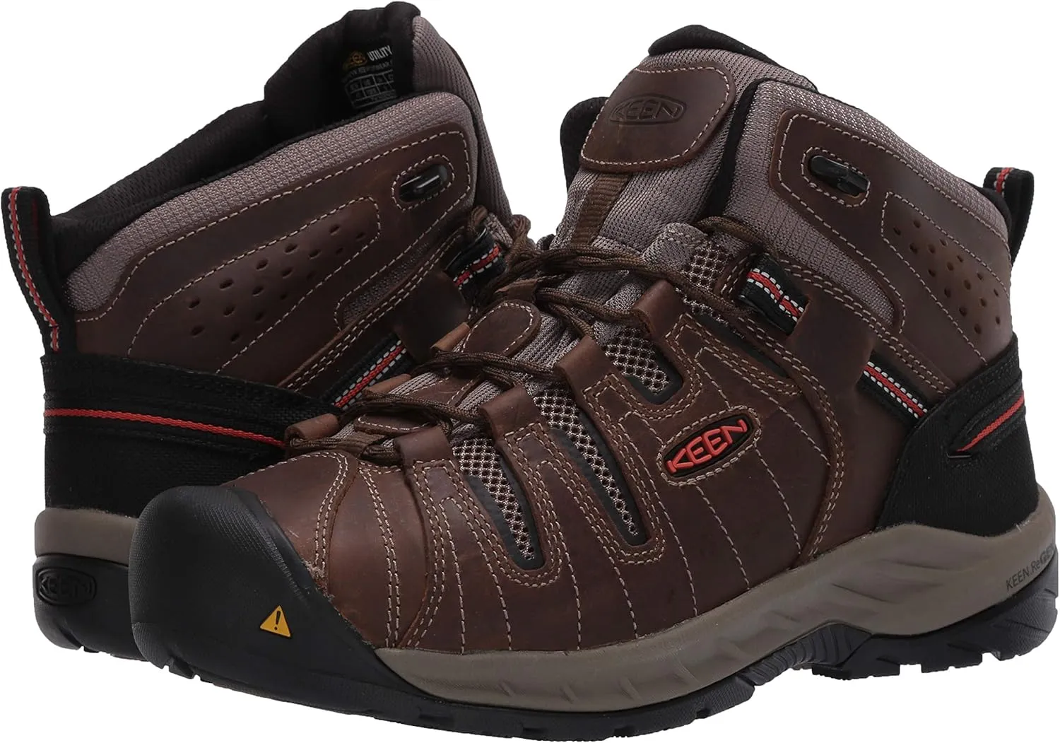 KEEN Utility Men's Flint 2 Mid Height Soft Toe Breathable Construction Work Boot