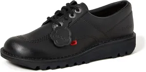 Kickers Men's Kick Lo Core Black Leather Shoes