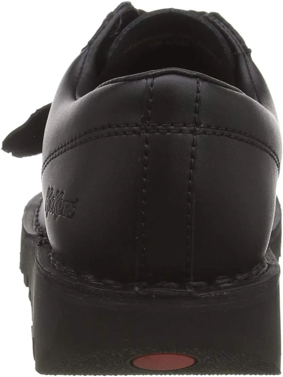 Kickers Men's Kick Lo Core Black Leather Shoes
